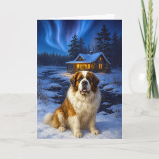  St. Bernard Holiday Card