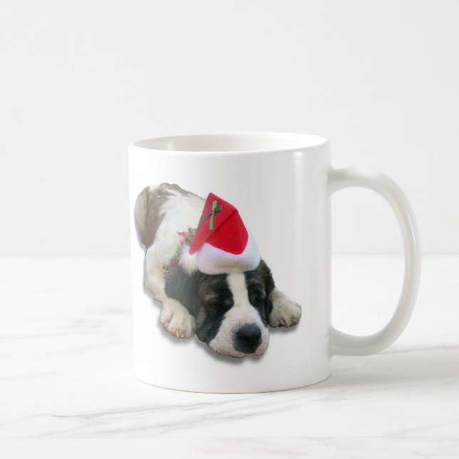 St. Bernard Holiday Mug (Right)