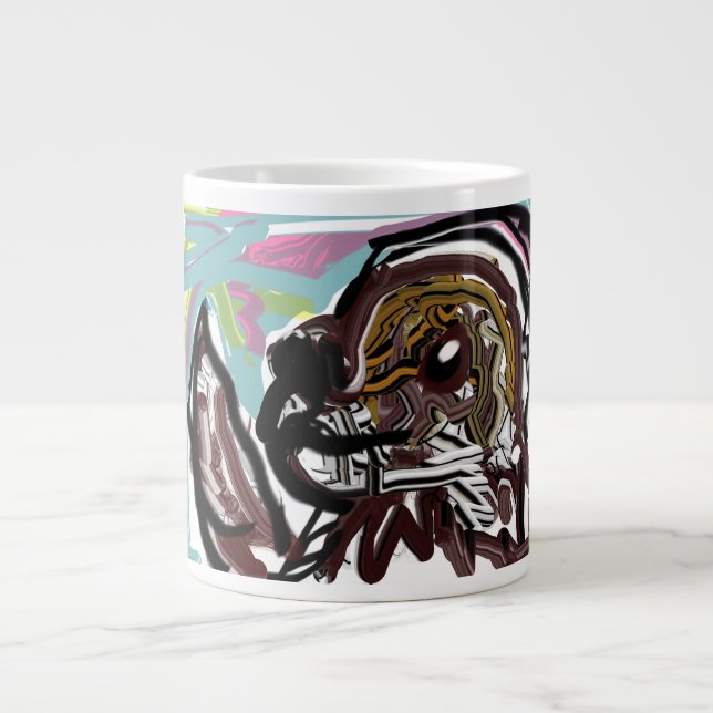 st bernard love large coffee mug (Front)