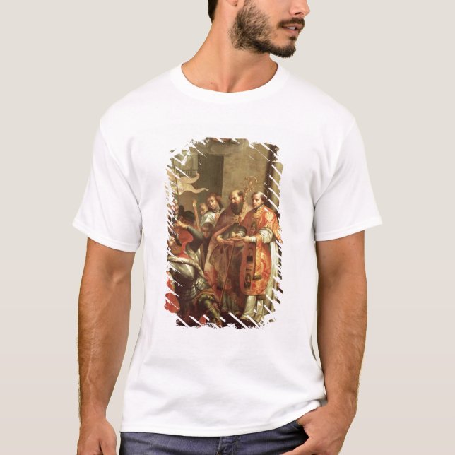 St. Bernard of Clairvaux  and William X  Duke T-Shirt (Front)