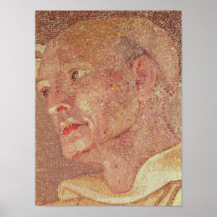 St. Bernard of Clairvaux  from Crypt St. Peter Poster