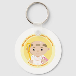 St. Bernard of Clairvaux Key Ring