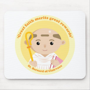St. Bernard of Clairvaux Mouse Mat
