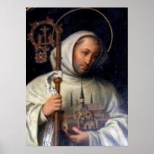 St. Bernard of Clairvaux Poster
