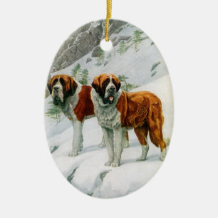 St Bernard ornament