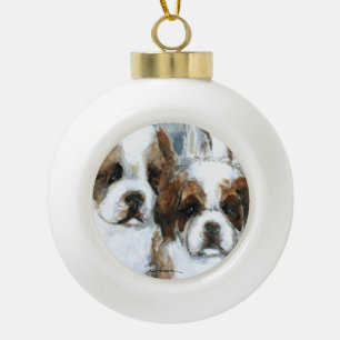 St. Bernard Ornament by Hevener ...