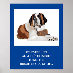St. Bernard Print, Value Poster Downloadable