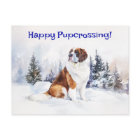 St. Bernard Pupcrossing - Postcard