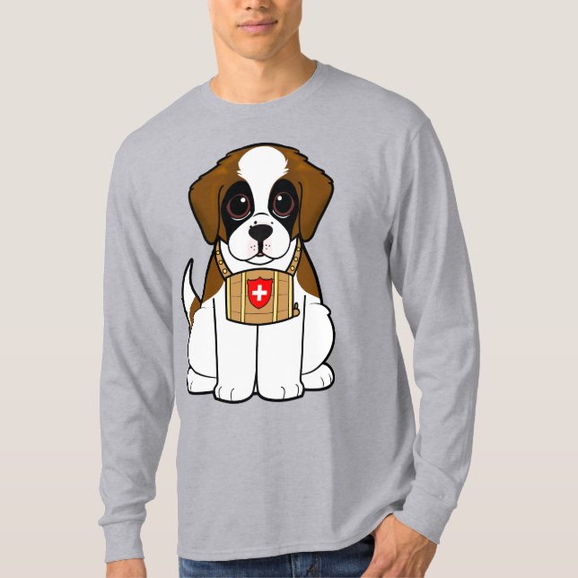 St. Bernard Puppy T-Shirt (Front)