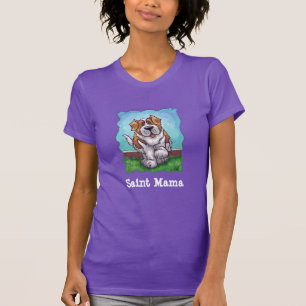St. Bernard Saint Mama Dark T-Shirts