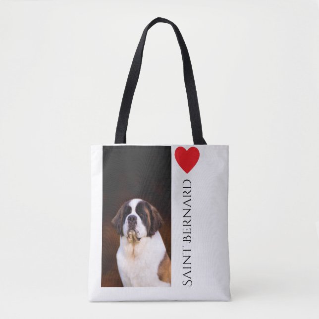 St. Bernard Tote Bag (Front)