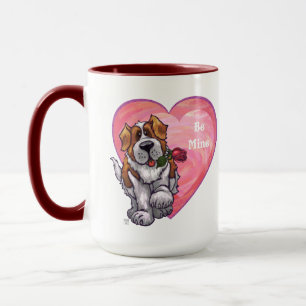 St. Bernard Valentine's Day Mug