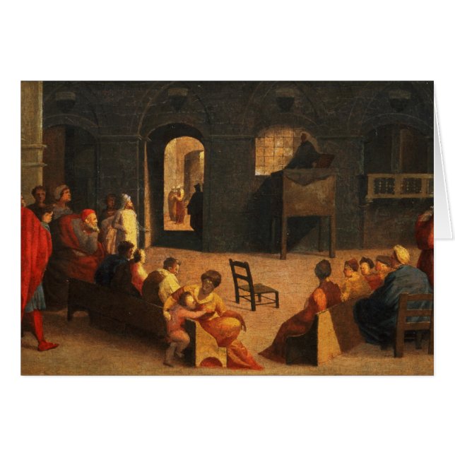 St Bernardino of Siena Preaching (Front Horizontal)