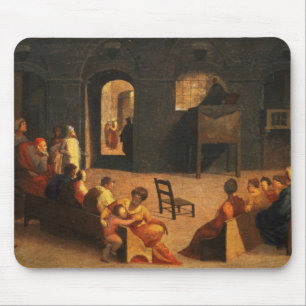 St Bernardino of Siena Preaching Mouse Mat