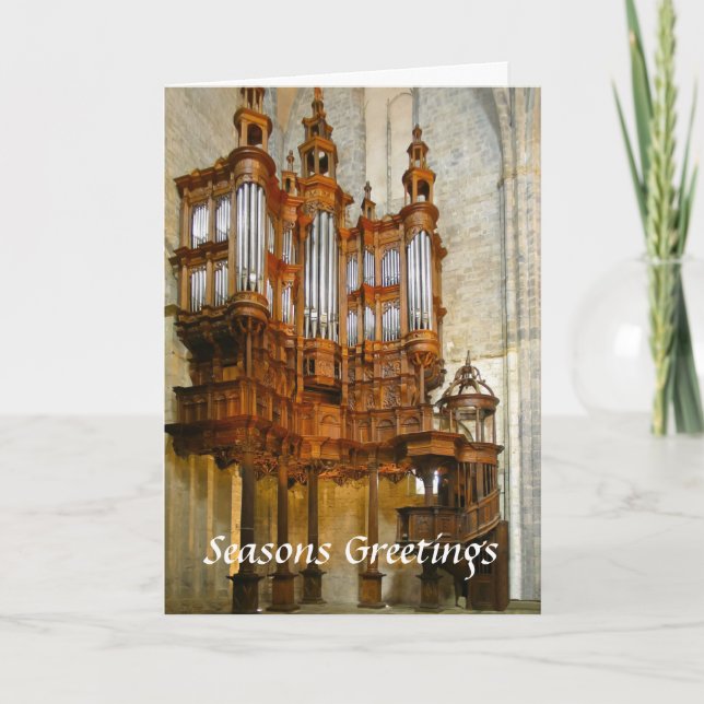 St Bertrand-de-Comminges organ Holiday Card (Front)