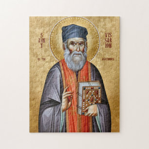 St. Bessarion the Agathonite Orthodox Icon         Jigsaw Puzzle