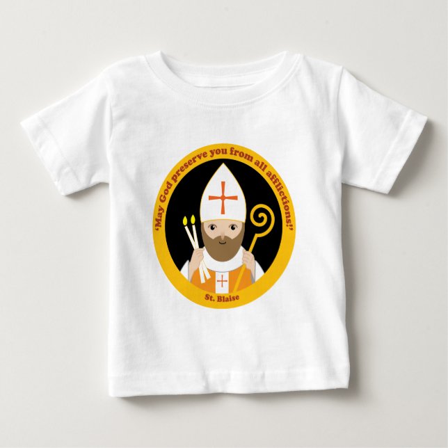 St. Blaise Baby T-Shirt (Front)