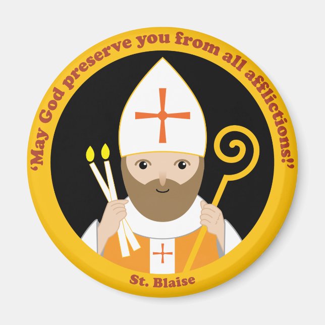 St. Blaise Magnet (Front)
