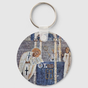 St. Blaise The Great By Meister Der Sophien-Kathed Key Ring