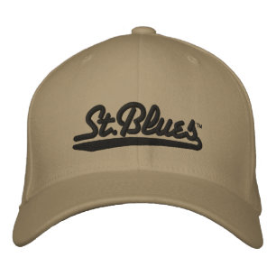 St Blues embroidered wool cap
