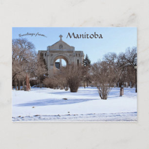 St. Boniface Cathedral-Basilica Winnipeg Manitoba Postcard