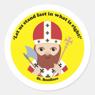 St. Boniface Classic Round Sticker