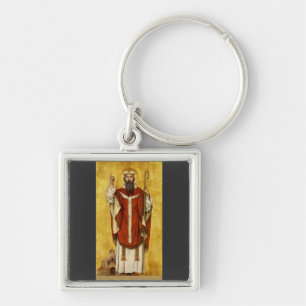 St. Boniface of Mainz - Patron of Educators Key Ring