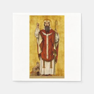 St. Boniface of Mainz - Patron of Educators Napkin