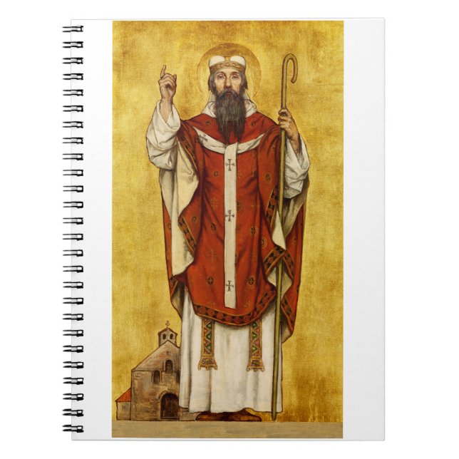 St. Boniface of Mainz - Patron of Educators Notebook (Front)