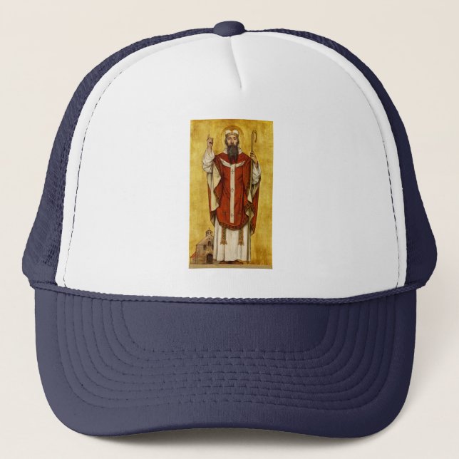 St. Boniface of Mainz - Patron of Educators Trucker Hat (Front)