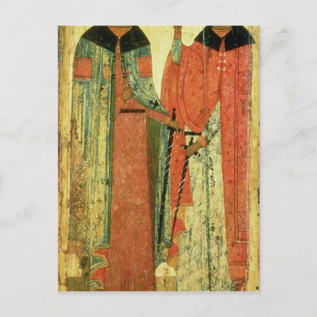 St. Boris and St. Gleb, Moscow Postcard (Front)