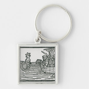 St. Brendan and the Siren Key Ring