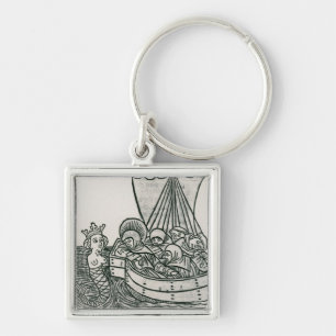 St. Brendan and the Siren Key Ring