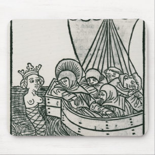 St. Brendan and the Siren Mouse Mat