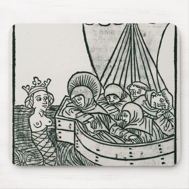 St. Brendan and the Siren Mouse Mat (Front)