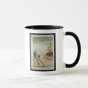 St. Brendan in his ship Mug