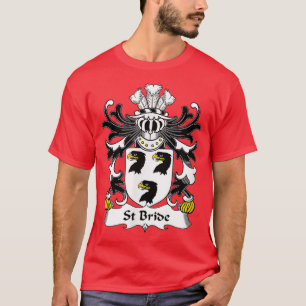 St Bride Coat of Arms  Family Crest  T-Shirt