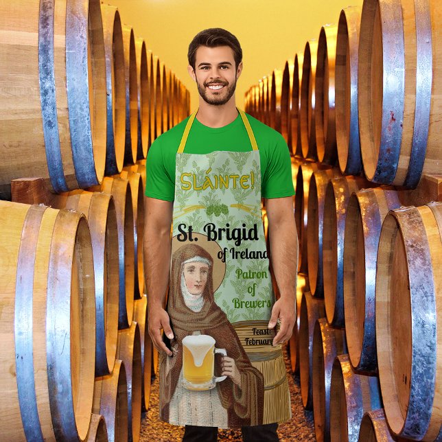 St. Brigid of Ireland and Her Barrel of Beer Apron (Creator Uploaded)