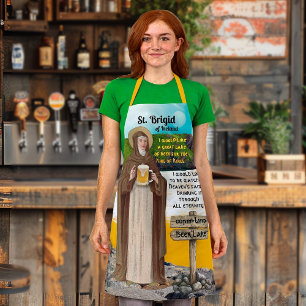 St. Brigid of Ireland and Her Lake of Beer Apron