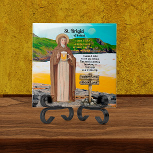 St. Brigid of Ireland and Her Lake of Beer Tile
