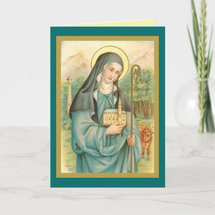 St. Brigid of Ireland (M 014) Card