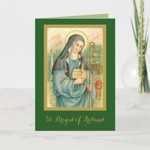 St. Brigid of Ireland (M 014) Card