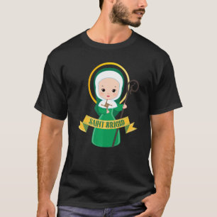 St Brigid Of Kildare Cross Ireland Irish Cute Cath T-Shirt