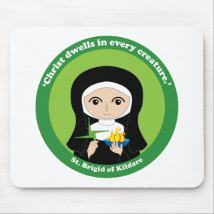 St. Brigid of Kildare Mouse Mat