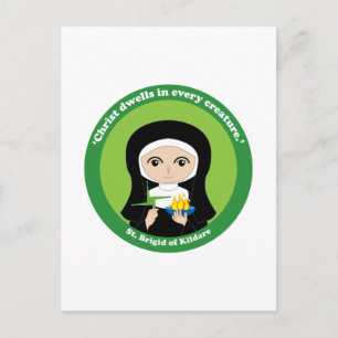 St. Brigid of Kildare Postcard