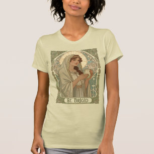 St Brigid The Patron Saint of Dairymaids T-Shirt