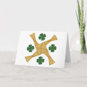St. Brigids Cross Card