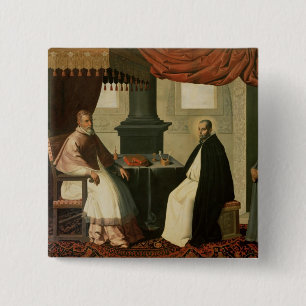 St. Bruno and Pope Urban II 1630-35 15 Cm Square Badge