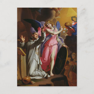 St. Bruno at Prayer, 1671 Postcard
