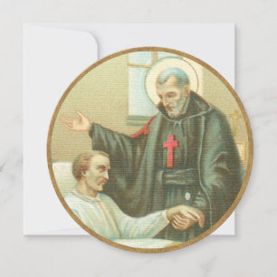 St. Camillus Comforting an Invalid (M 021)